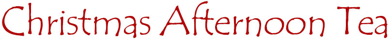 christmas afternoon teas